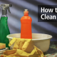 how to clean foam